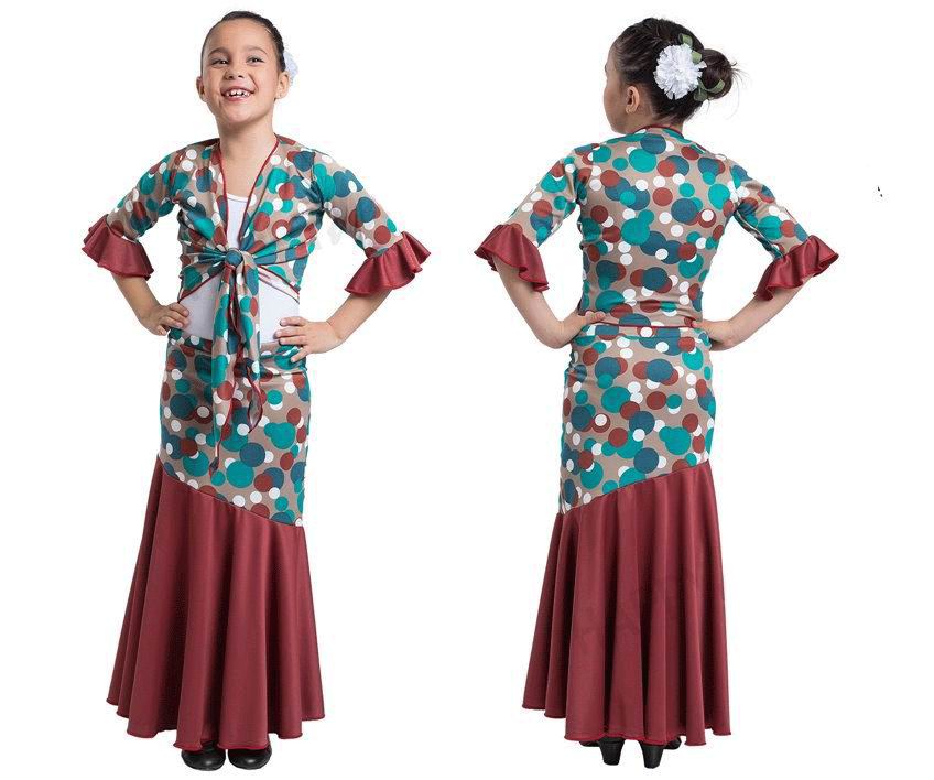 Flamenco Outfit for Girls by Happy Dance. Ref. EF036-E4152-1000